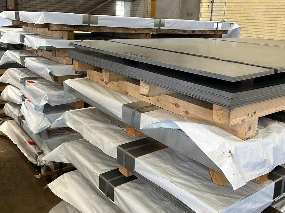 Steel Plates stacked